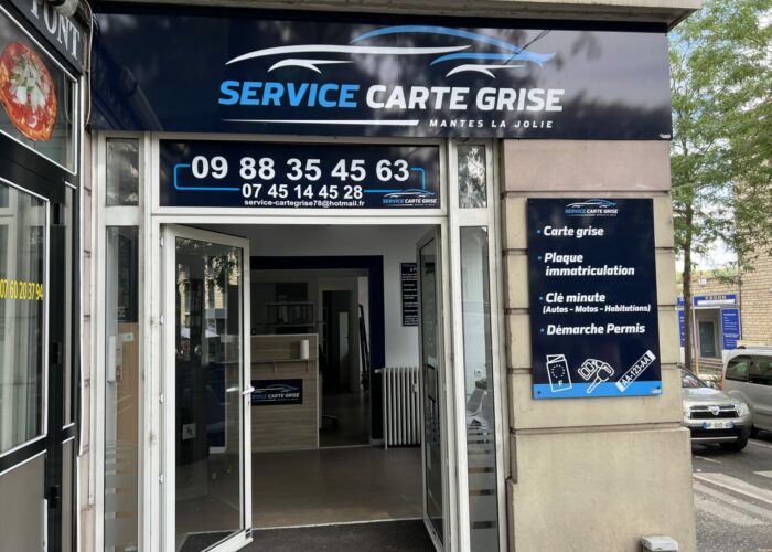 Enseigne SERVICE CARTE GRISE