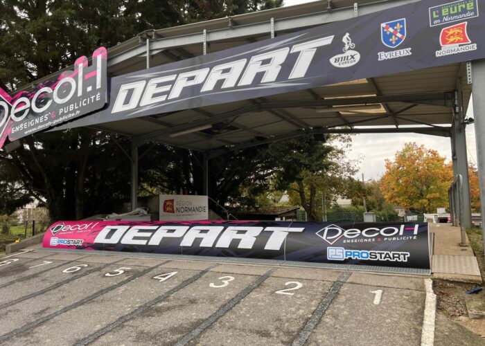 Ligne de départ EVREUX BMX