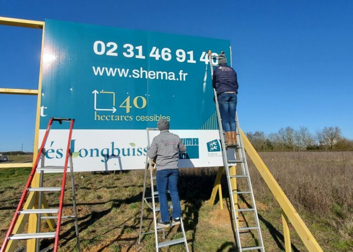 Panneau de chantier SHEMA